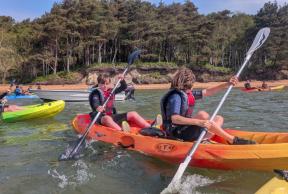 Scouts Kayaking