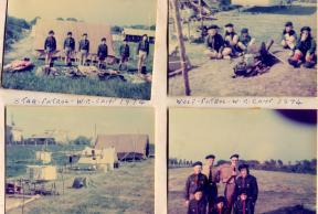 1974 - Wolf and Stag Patrols on W/e camp
