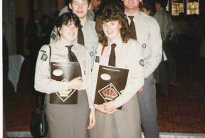 1985 - Queen's Scout Awards at Guildhall, London