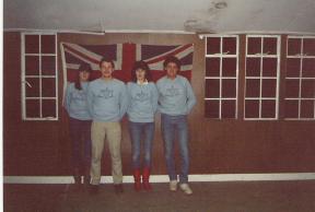 1985 - Inside Scout Hut.